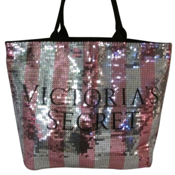 Victoria's Secret Handbags - EUC! Victoria’s Secret sequin tote!